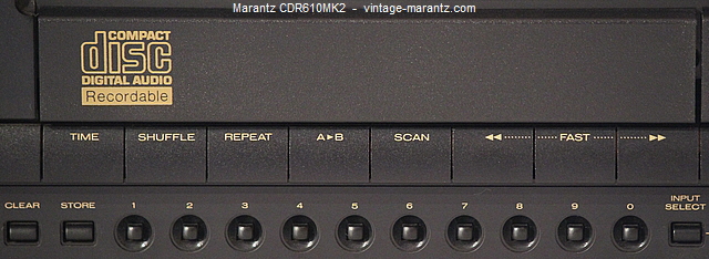 Marantz CDR610MK2  -  vintage-marantz.com