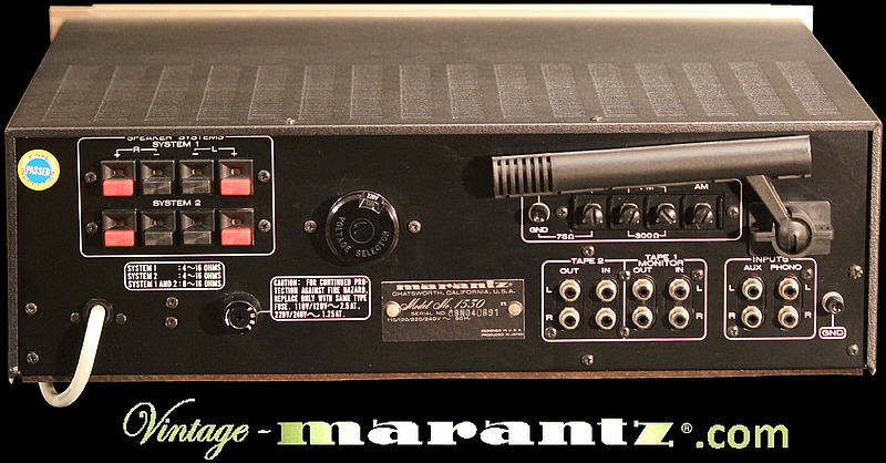 Marantz 1530  -  vintage-marantz.com