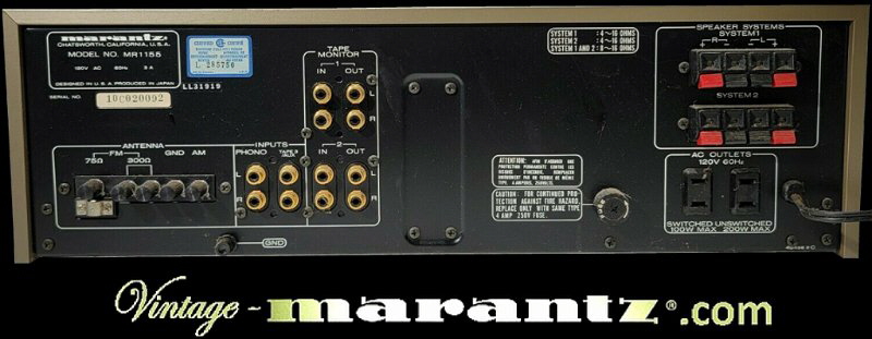 Marantz MR 1155  -  vintage-marantz.com