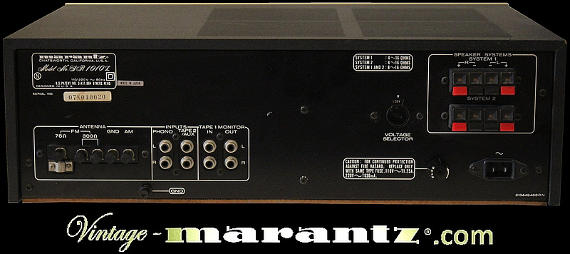 Marantz SR 1010L  -  vintage-marantz.com