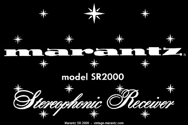Marantz SR 2000  -  vintage-marantz.com