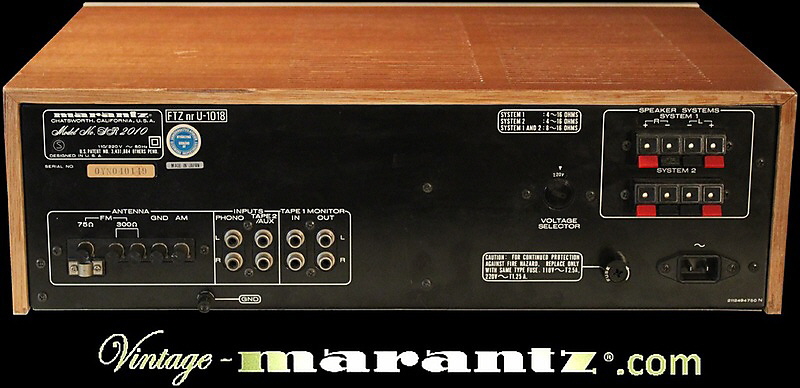 Marantz SR 2010  -  vintage-marantz.com