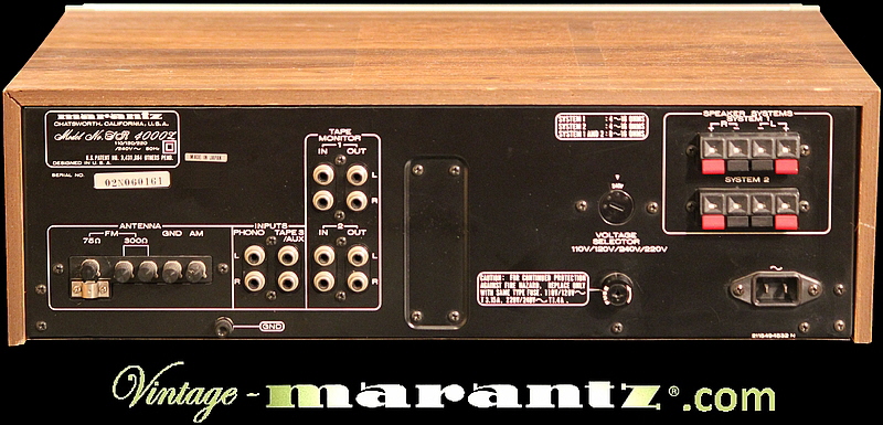 Marantz SR 4000L  -  vintage-marantz.com