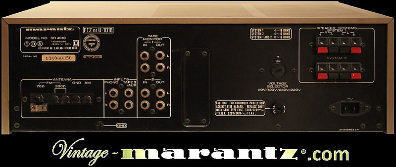 Marantz SR 4010  -  vintage-marantz.com