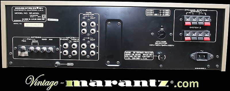 Marantz SR 4010L  -  vintage-marantz.com
