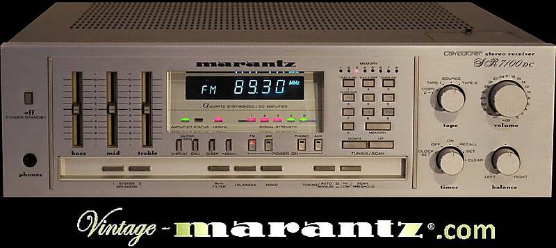 Marantz SR 7100 DC  -  vintage-marantz.com