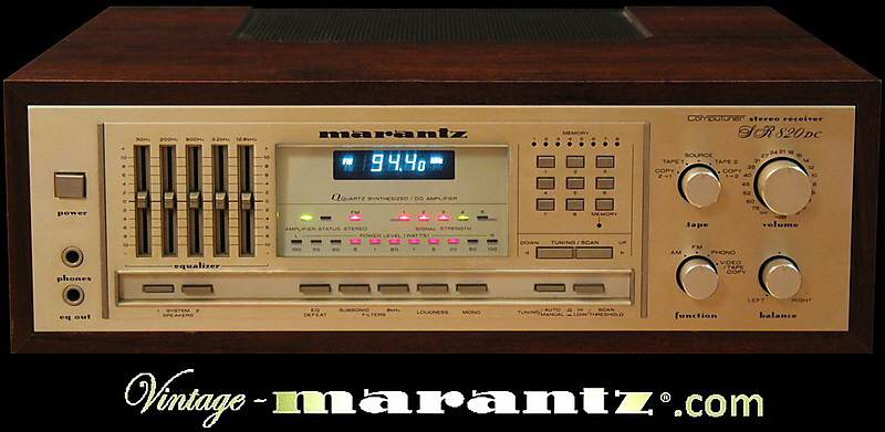 Marantz SR 820DC  -  vintage-marantz.com