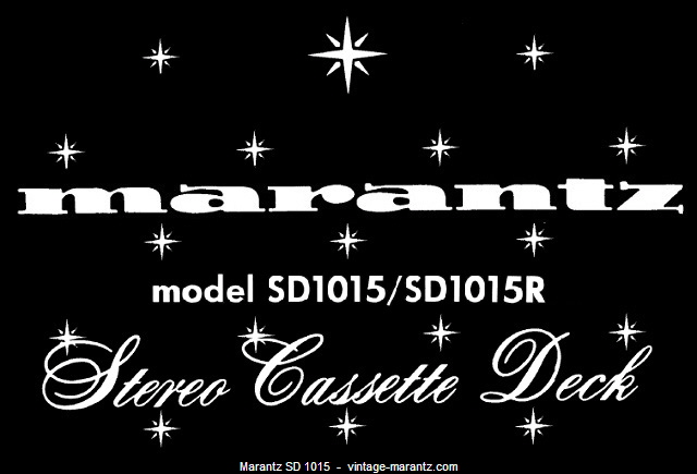 Marantz SD 1015  -  vintage-marantz.com