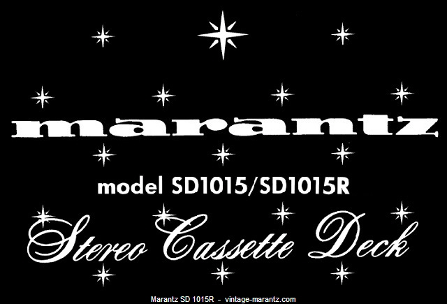 Marantz SD 1015R  -  vintage-marantz.com