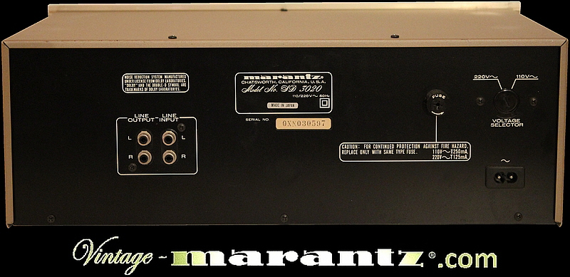Marantz SD 3020  -  vintage-marantz.com