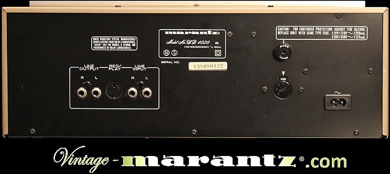 Marantz SD 4020  -  vintage-marantz.com