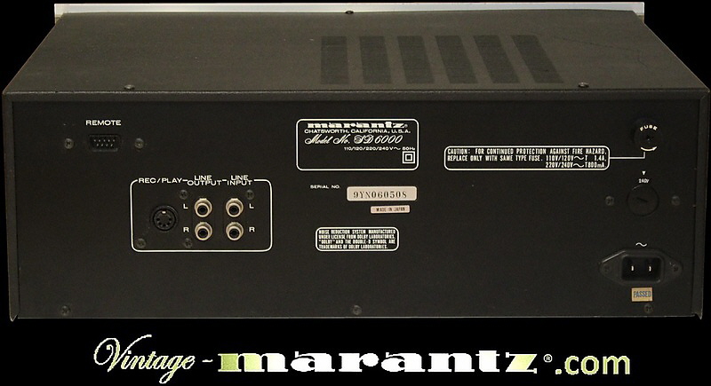 Marantz SD 6000  -  vintage-marantz.com