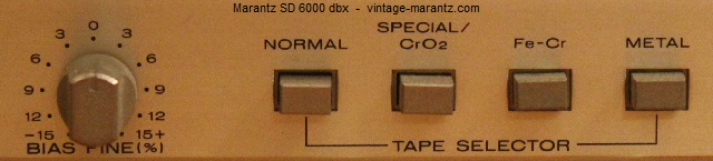 Marantz SD 6000 dbx  -  vintage-marantz.com