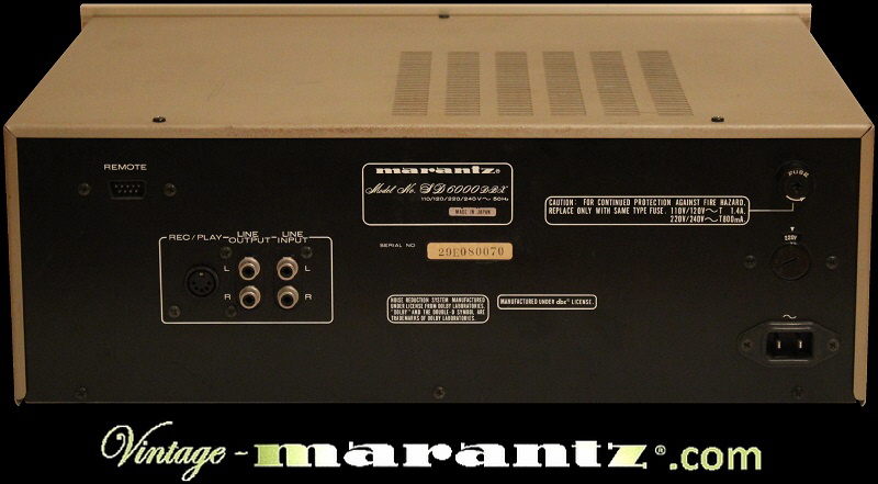 Marantz SD 6000 dbx  -  vintage-marantz.com