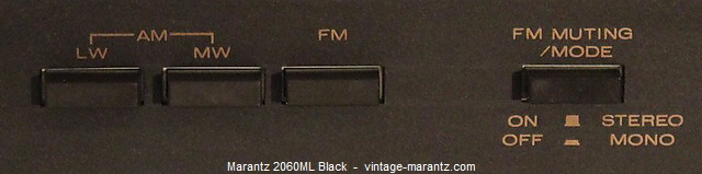 Marantz 2060ML Black  -  vintage-marantz.com