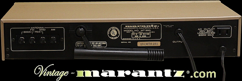 Marantz MT 350  -  vintage-marantz.com