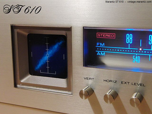 Legendärer MARANTZ ST-610 AM / FM TUNER mit OSZILLOSKOP