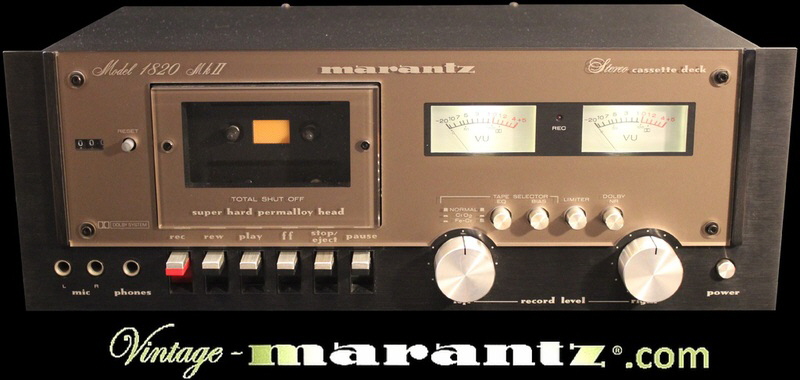 Marantz 1820 MK2 Black  -  vintage-marantz.com