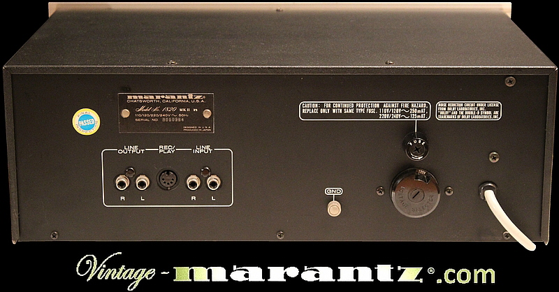 Marantz 1820 MK2  -  vintage-marantz.com