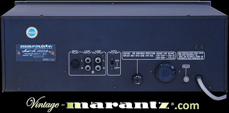 Marantz 5025B Black  -  vintage-marantz.com