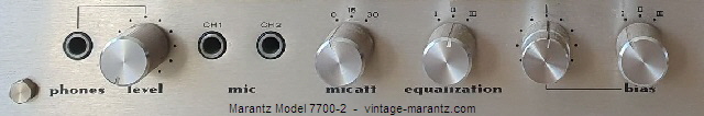 Marantz Model 7700-2  -  vintage-marantz.com