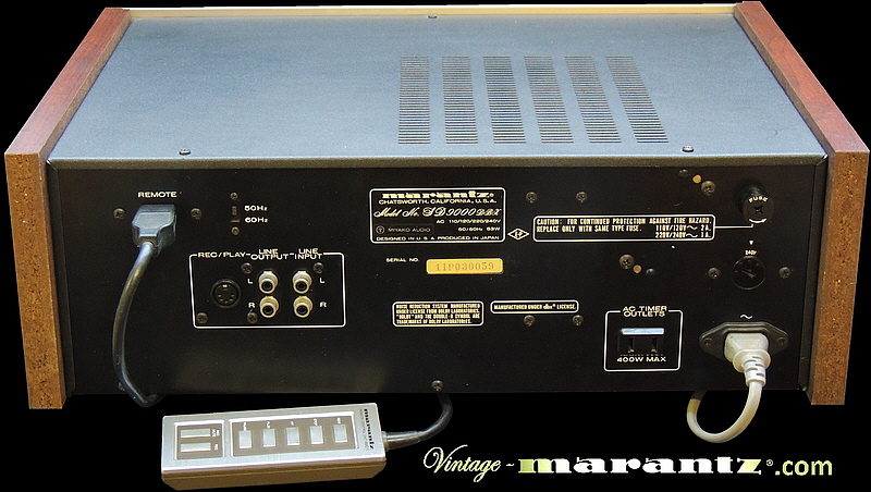 Marantz SD 9000 DBX  -  vintage-marantz.com