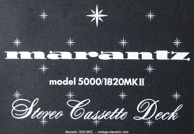 Marantz 1820 MK2  -  vintage-marantz.com