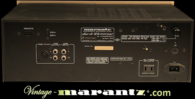 Marantz SD-8000 DBX  -  vintage-marantz.com