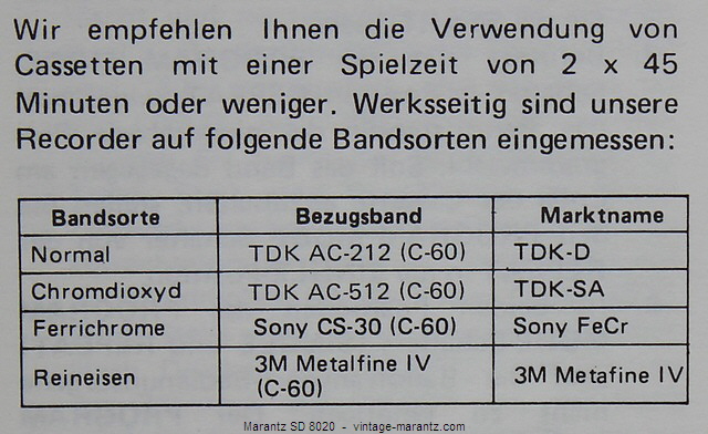 Marantz SD 8020  -  vintage-marantz.com