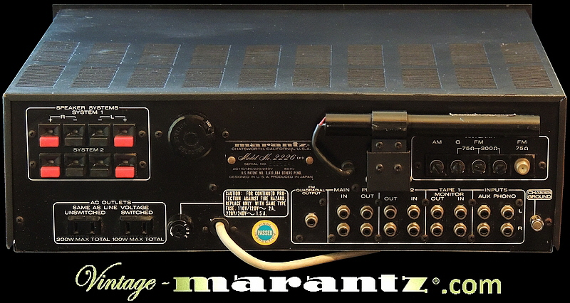 Marantz 2226 black  -  vintage-marantz.com