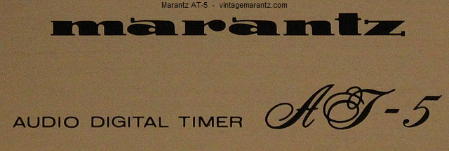 Marantz AT-5  -  vintagemarantz.com