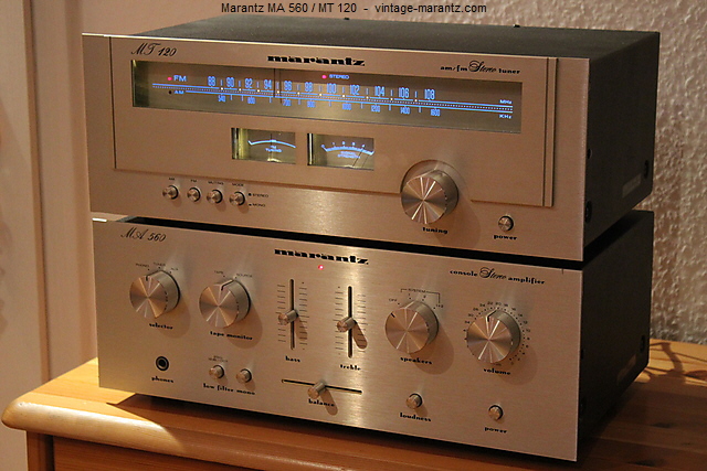 Marantz MA 560 / MT 120  -  vintage-marantz.com